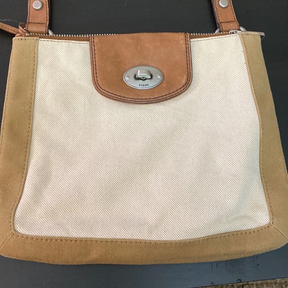 Fossil Handbags - Used Fossil canvas bag